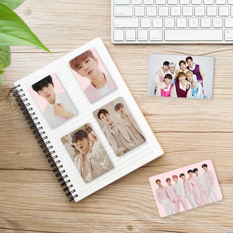 

10Pcs/set Kpop Monsta X-FANTASIA X Mini Album Double Sides Self Made LOMO Card Photocard Postcard Fans Gifts Collection