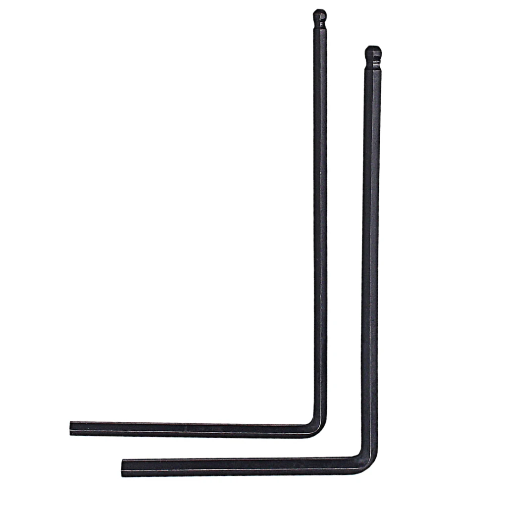 Pack Of 2 Electric Guitars Neck Rod Hex Wrenches 5mm+4mm Ball End DIY | Спорт и развлечения