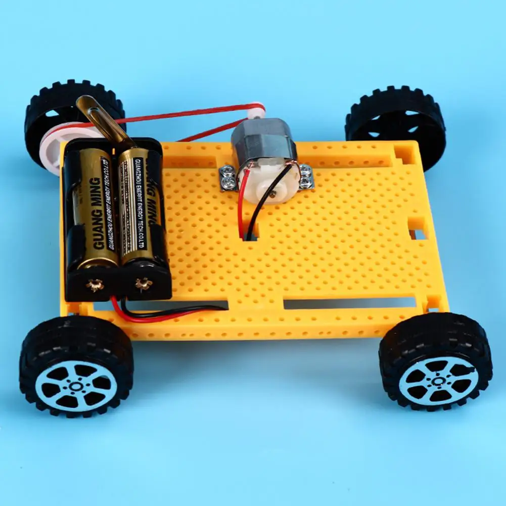 Обучающие и обучающие игрушки батарея мощность автомобиля сборка модель набор