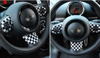 check union jack uk flag car interior steering wheel trim fit mini coope r56 r57 r58 r59 car accessories