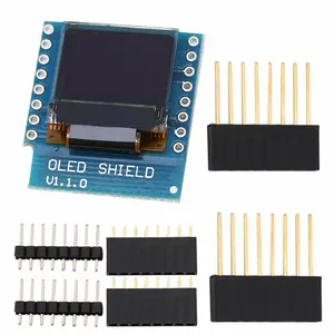 0.66 Inch OLED Display Module For WEMOS D1 MINI ESP32 Module Arduino AVR STM32 64x48 LCD Screen IIC I2C OLED