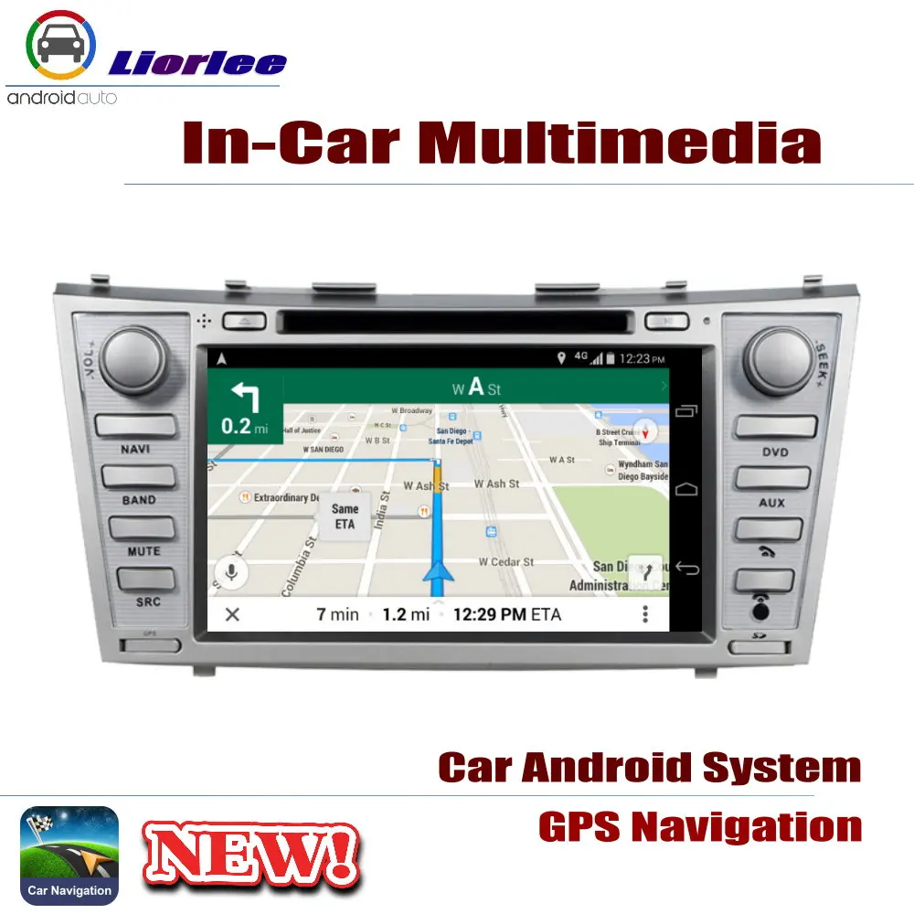 Автомобильная система Android RockChip PX5 1080P IPS ЖК-экран для Toyota Camry (XV40) 2006-2011 DVD-плеер