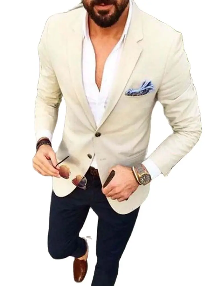 

2 шт., мужские брюки-блейзер, темно-синие брюки