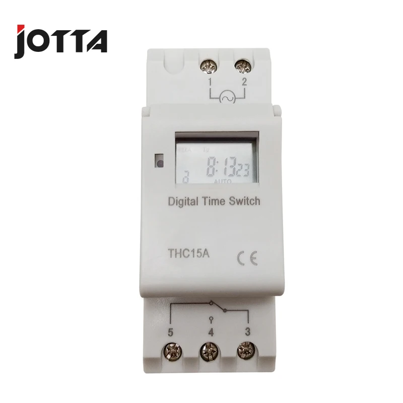 THC 15A 12V 24V 110V 220V Цифровой ЖК-дисплей недельный программируемый цифровой таймер переключатель реле времени