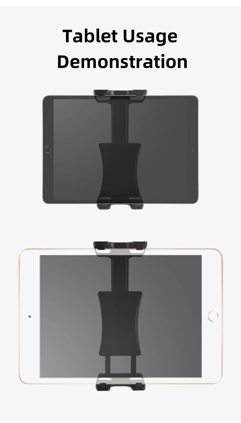 Универсальный держатель штатива для планшетов с зажимом и винтовым адаптером 1/4