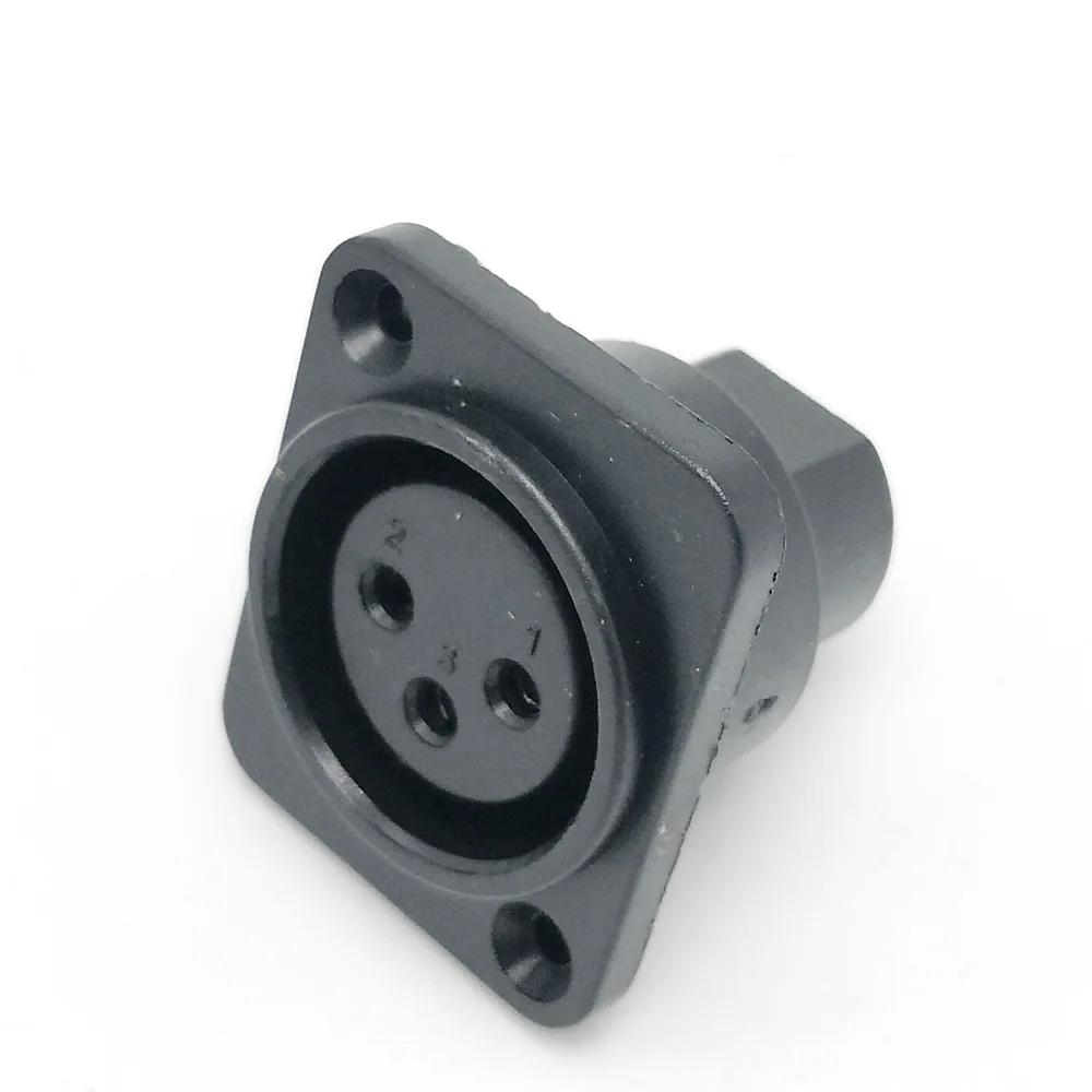 XLR гнездо 3 pin панель Крепление Шасси Разъем адаптер 10 шт./лот|lot lot|lot 10pcsl connector |