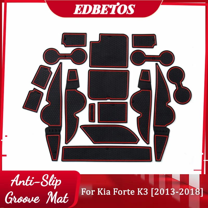 Противоскользящий коврик для подстаканника Kia Forte YD K3 Cerato аксессуары резиновые