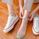 Жемчужные прозрачные носки, дышащие носки-лодочки, летние женские носки, спортивные носки для девочек, хлопковые носки свободного размера 34-39, Прямая поставка