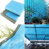 new 8pin 90 shading blue sun shade net anti uv hdpe sun sails garden yard gazebos sunshade net balcony screen plants cover