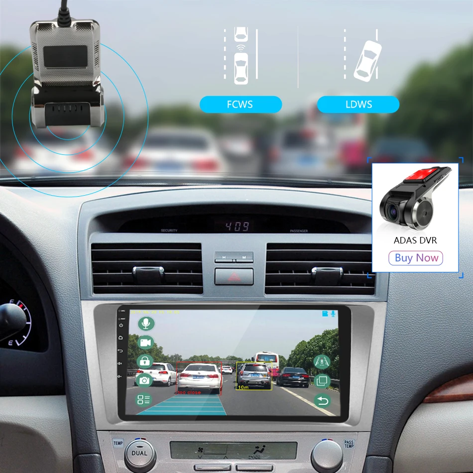 Jansite R9 " RDS Автомагнитола для Toyota Camry 2006-2011 Wifi Android 8,1 плеер сенсорный экран мультимедийные видеоплееры с рамкой