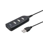 Концентратор USB 2,0, разветвитель с 4 портами USB, для компьютеров