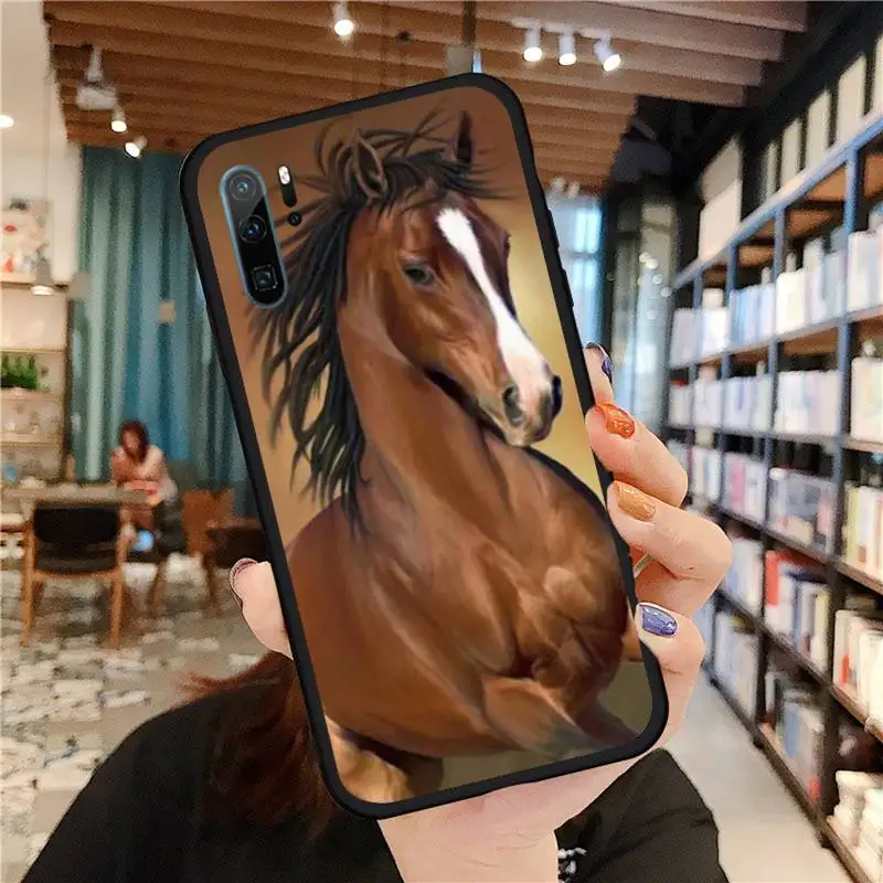 

horse animal grassland Phone Case For Huawei honor Mate P 9 10 20 30 40 Pro 10i 7 8 a x Lite nova 5t