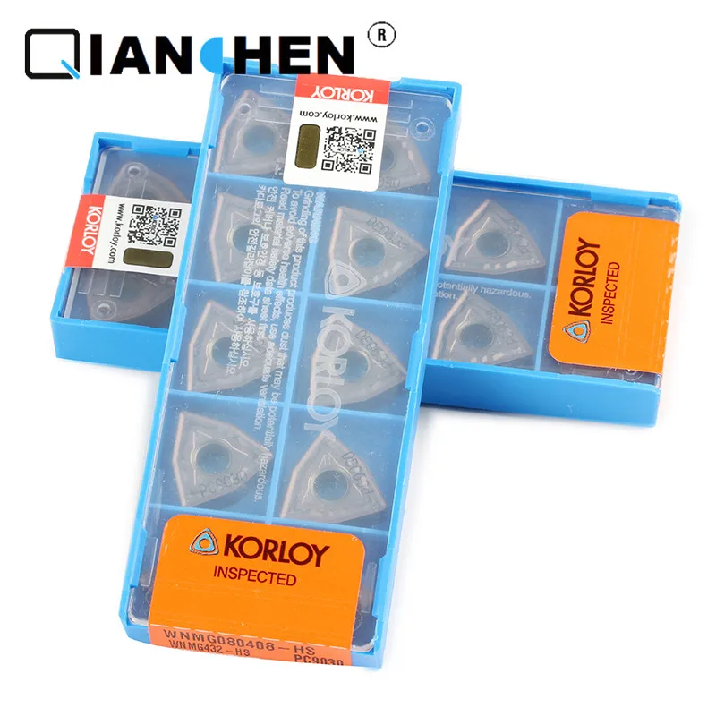 

Korloy WNMG080408-HS PC9030 (10pcs/lot) CNC Industry Turning Tool Inserts Genuine Original High Quality High-performance Korea