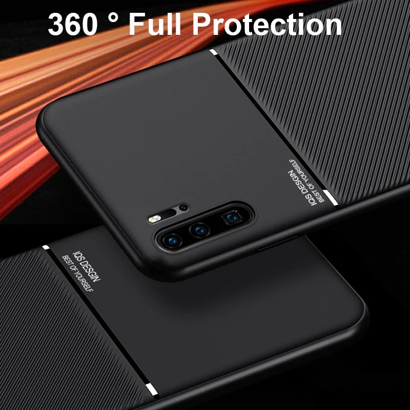 Роскошный текстурный тонкий Матовый кожаный чехол для телефона Huawei Mate 9 10 Pro 20 Lite