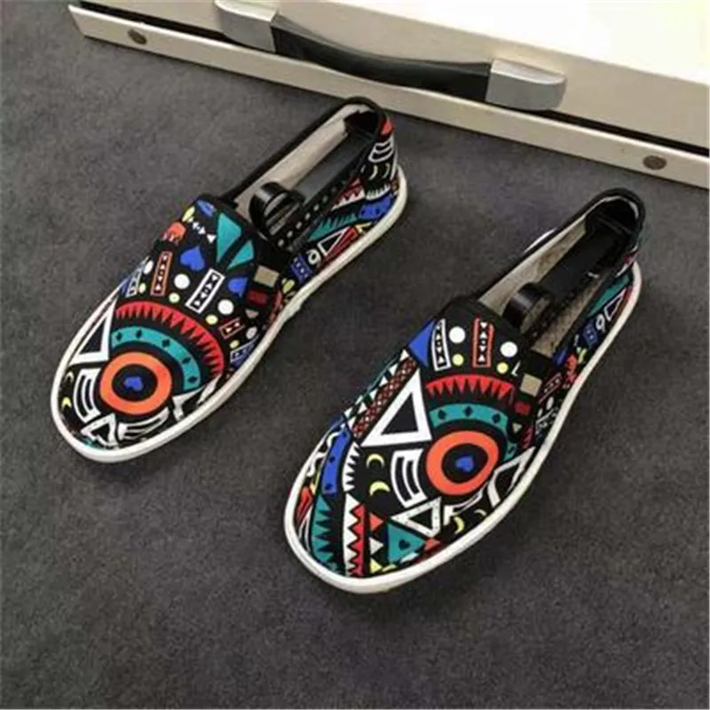 Разноцветные Повседневные мужские туфли на вулканизированной подошве Мужские