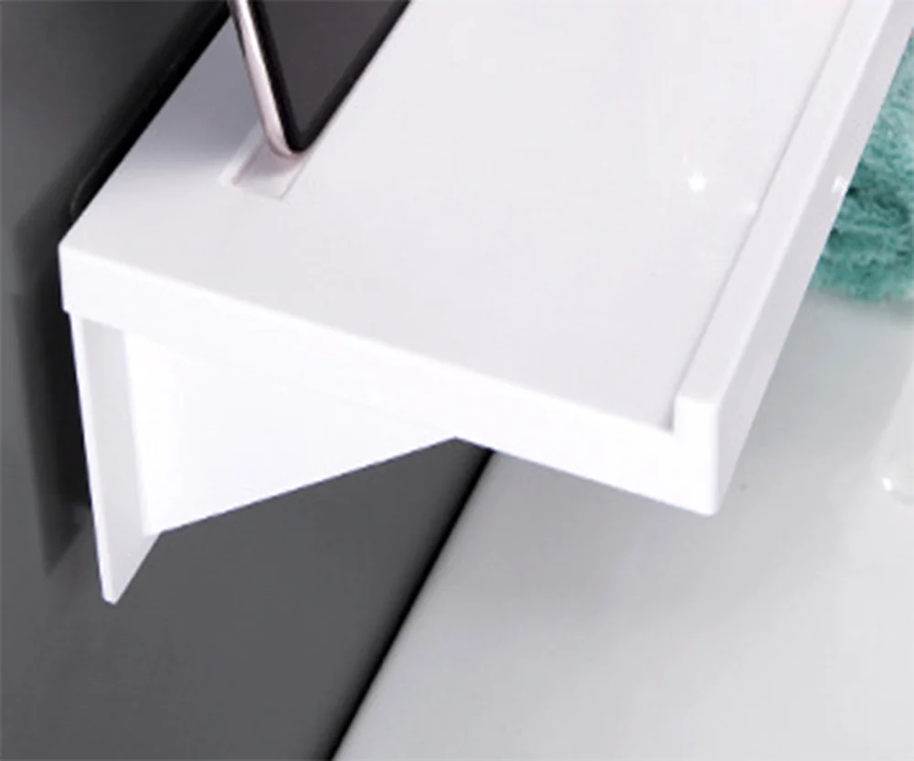 Домашняя полка для хранения без дырочек ванной комнаты гостиной украшения стен