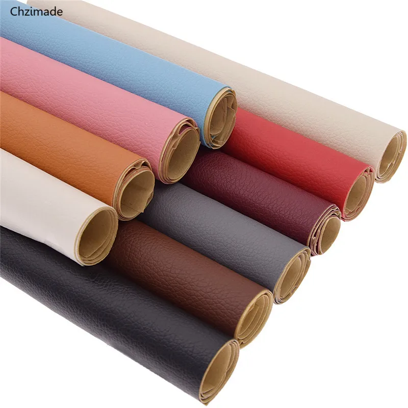 Lychee Life 21x29 см A4 цветные накладные ткани из искусственной кожи самоклеющиеся синтетические кожаные DIY материал патч для сумок одежды