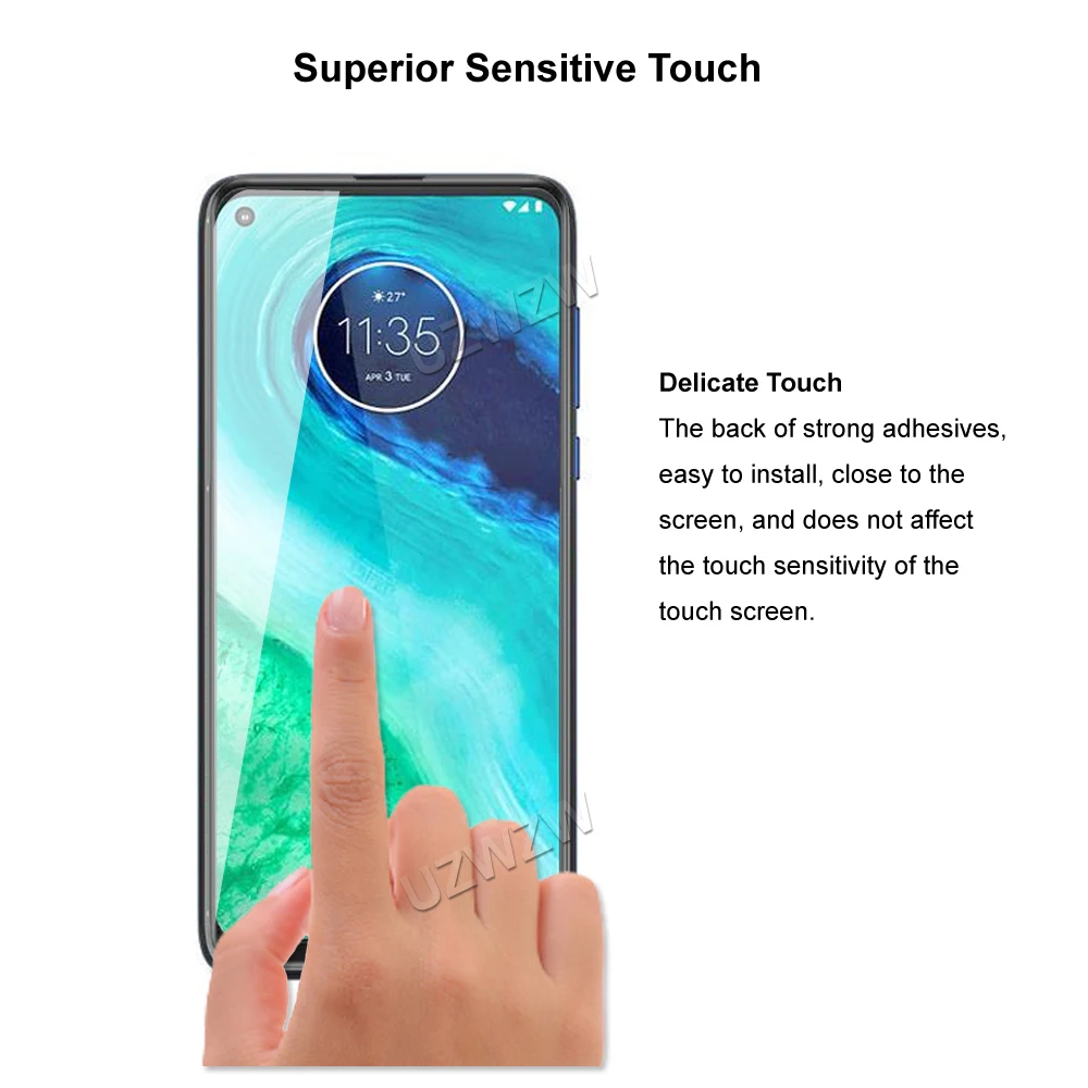 for motorola moto g8 full coverage tempered glass phone screen protector protective guard film 2 5d 9h hardness free global shipping