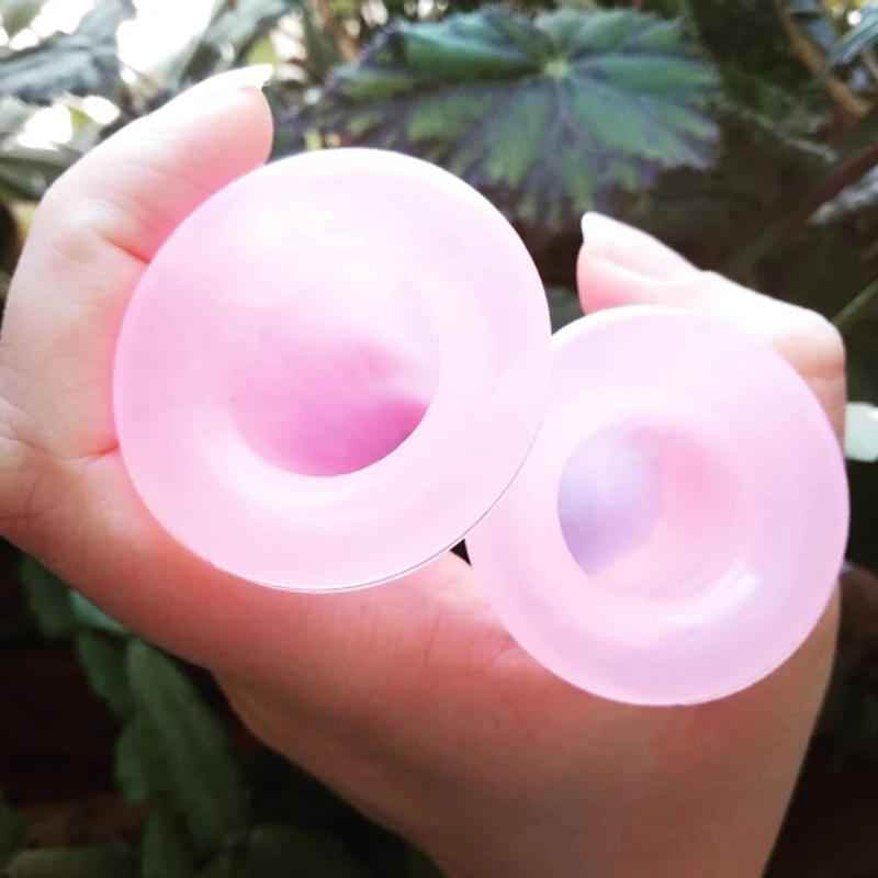 4 шт. вакуумные силиконовые банки для массажа лица баночный массажер против