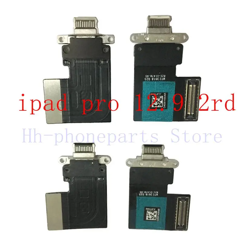 

1 шт. гибкий кабель для зарядного порта для iPad 12,9 2rd a1670 a1671 a1821, разъем для USB-порта зарядного устройства, ленточный разъем, запасные части