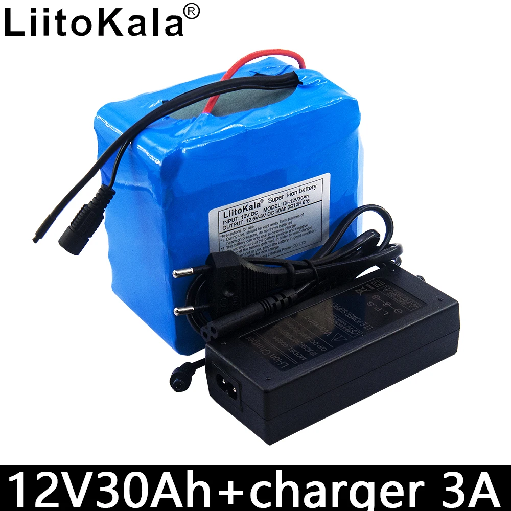

12v lithium battery 30ah high current large capacity 30,000 mAh xenon lamp motor mobile backup battery