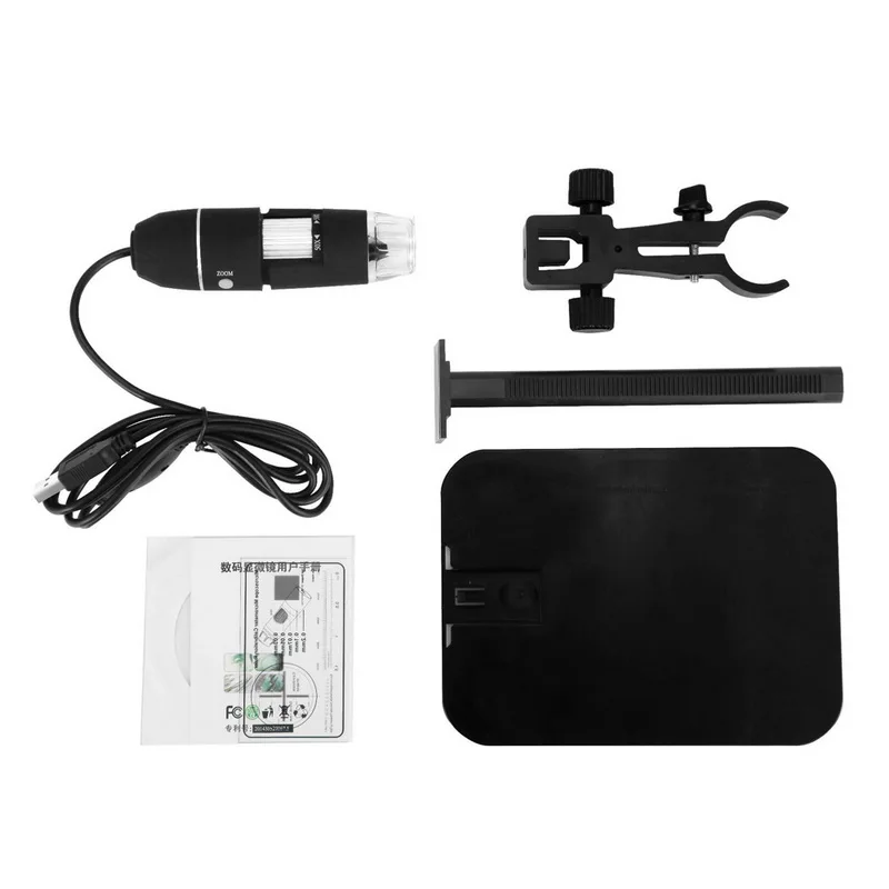 

Professional USB Digital Microscope 1000X 800X 8 LED 2MP Electronic Microscope Endoscope Zoom Camera Magnifier+ Lift Stand