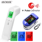 Пульсоксиметр Spo2, миниатюрный портативный пальчиковый пульсоксиметр, медицинский измеритель уровня кислорода в крови, термометр, пистолет