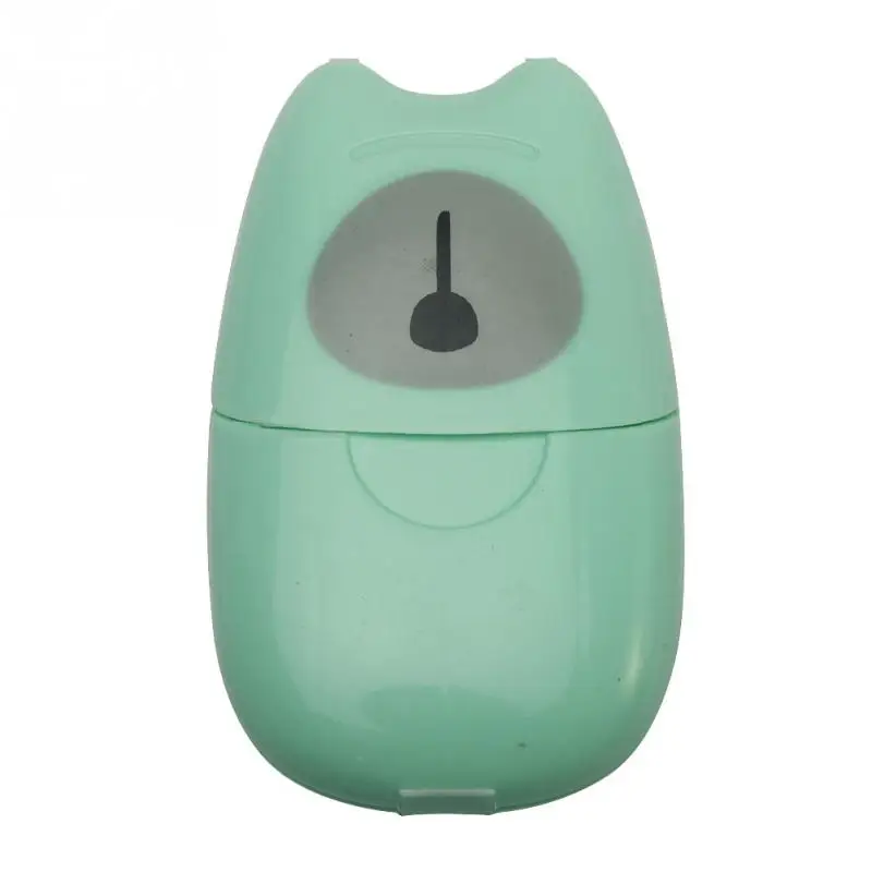 50 шт./кор. одноразовые Портативный мыло в коробке бумаги для мытья рук на открытом