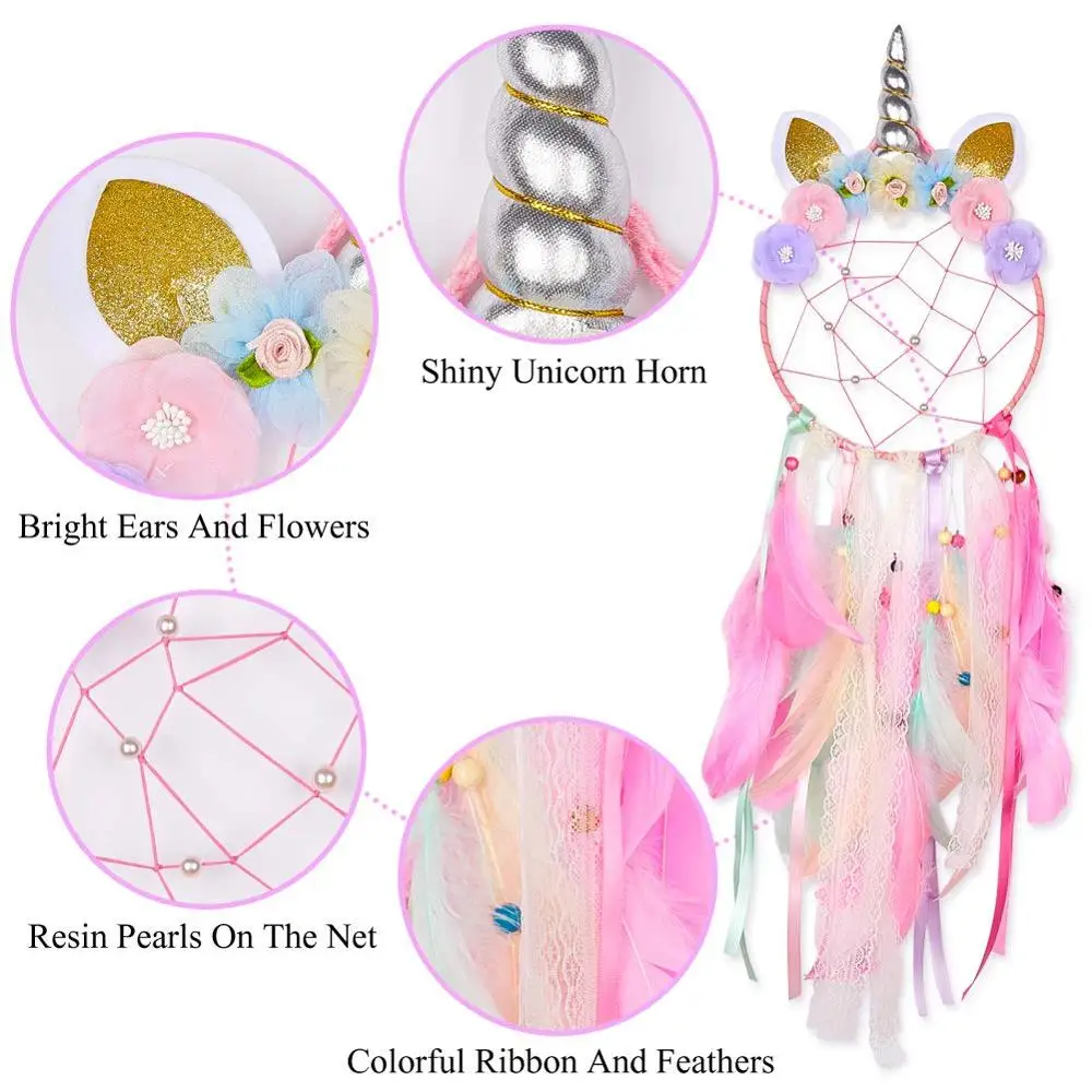 Единорог Ловец снов украшение комнаты декор для детской в виде единорога спальни