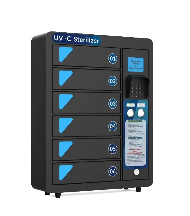 

Hot sale 2020 fast charger phone charging locker usb uvc sterilizer 30% off