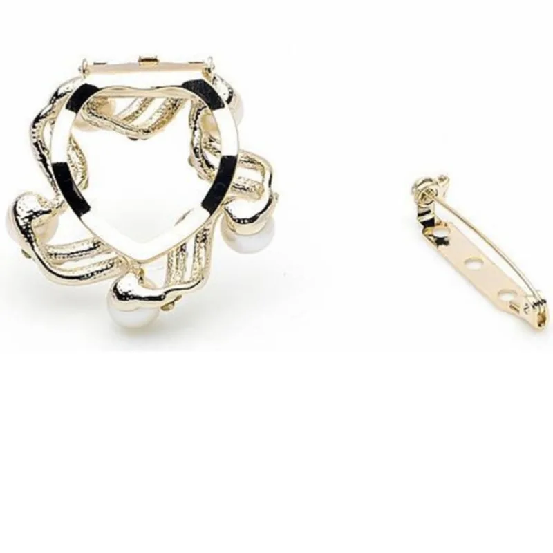 Корея высокое качество Стразы шелковый шарф Пряжка Имитация Жемчуга Сплав