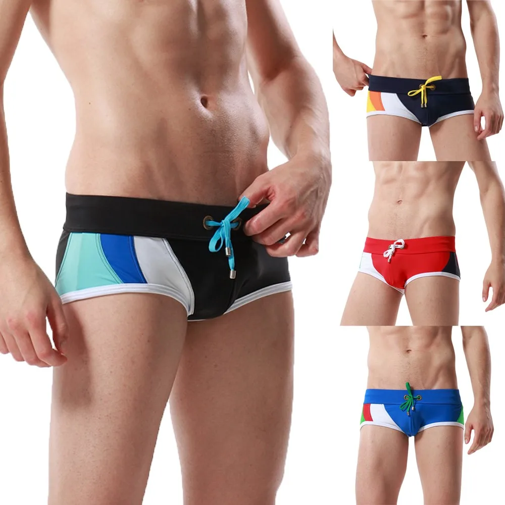 Мужские дышащие плавки брюки одежда для плавания шорты тонкая бикини купальный