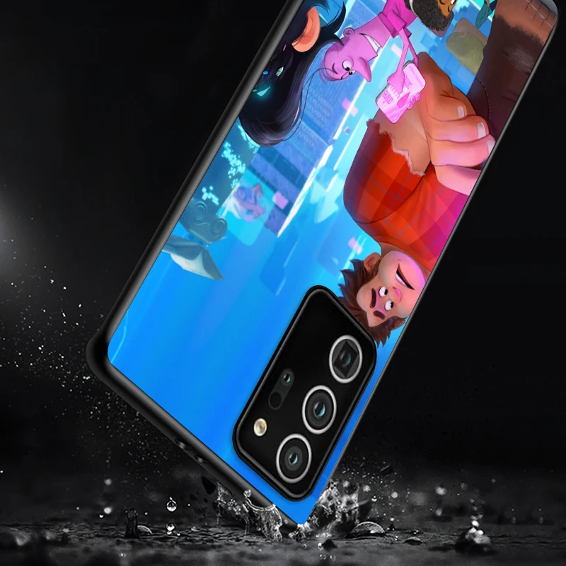 

Disney Wreck-It Ralph Shockproof Cover for Samsung Galaxy S21 S20 FE Ultra Lite S10 5G S10E S9 S8 Plus Black Phone Case