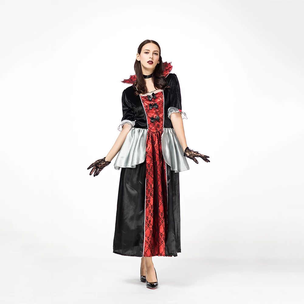 

Женский костюм злого ведьмы, платье для взрослых женщин, карнавальные костюмы вампира для косплея на Хэллоуин