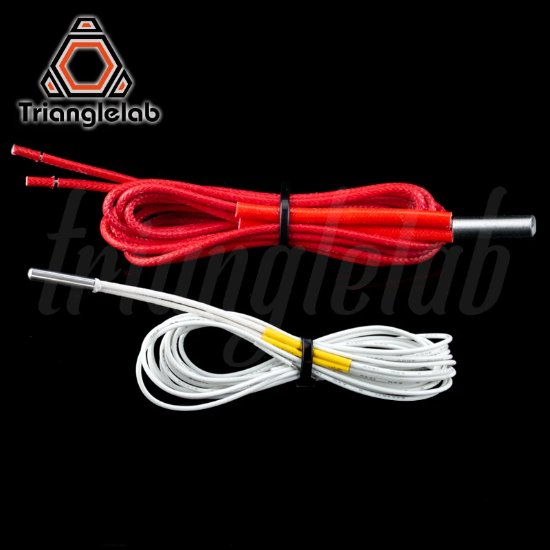 Trianglelab 104GT-2 термистор картридж и нагреватель картридж для E3D hotend v6 нагревательного блока для вулкан нагреватель Блок