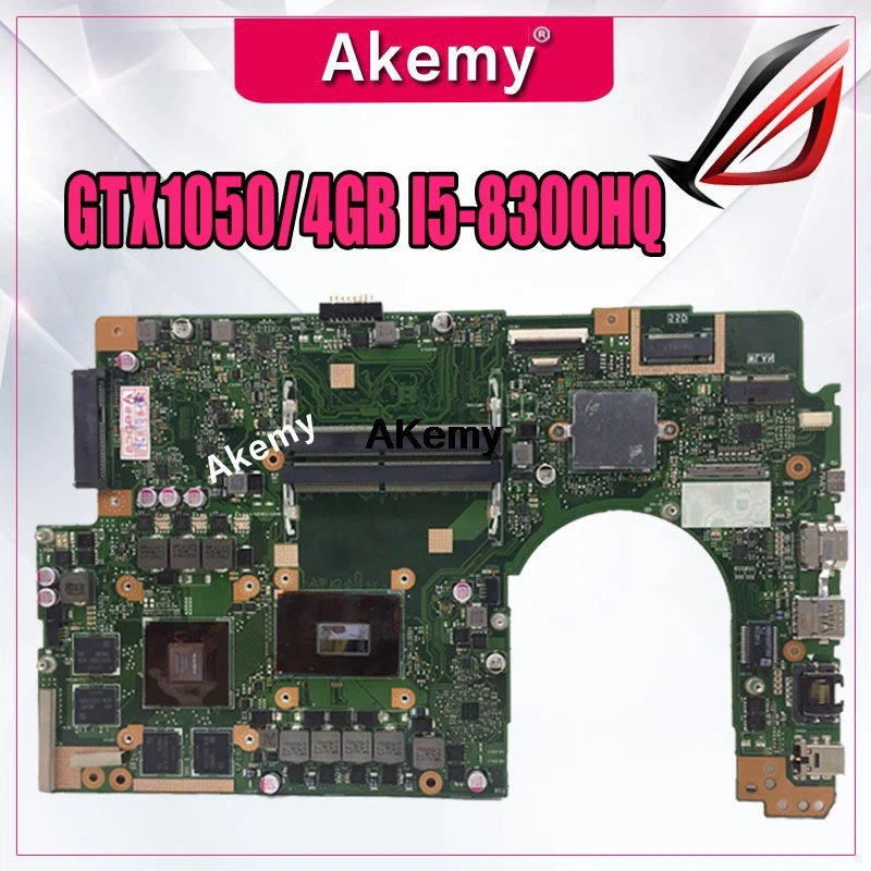 

For Asus VivoBook Pro 15 N580G N580GD NX580G NX580GD Laptop Motherboard Mainboard With/ GTX1050/4GB I5-8300HQ