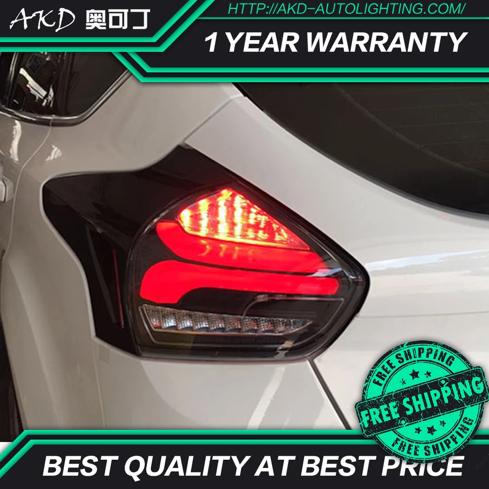 

AKD Car Styling for Ford Focus Tail Lights 2015-2018 Focus Hatchback LED Tail Lamp LED DRL Signal Brake Reverse auto Accessories