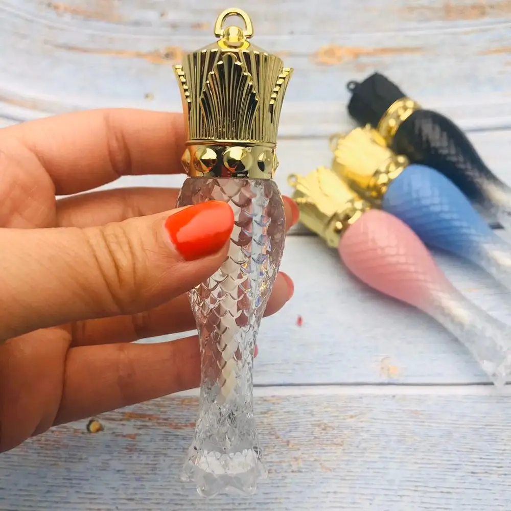 50 шт пустая прозрачная Косметическая губная помада многоразовая бутылка