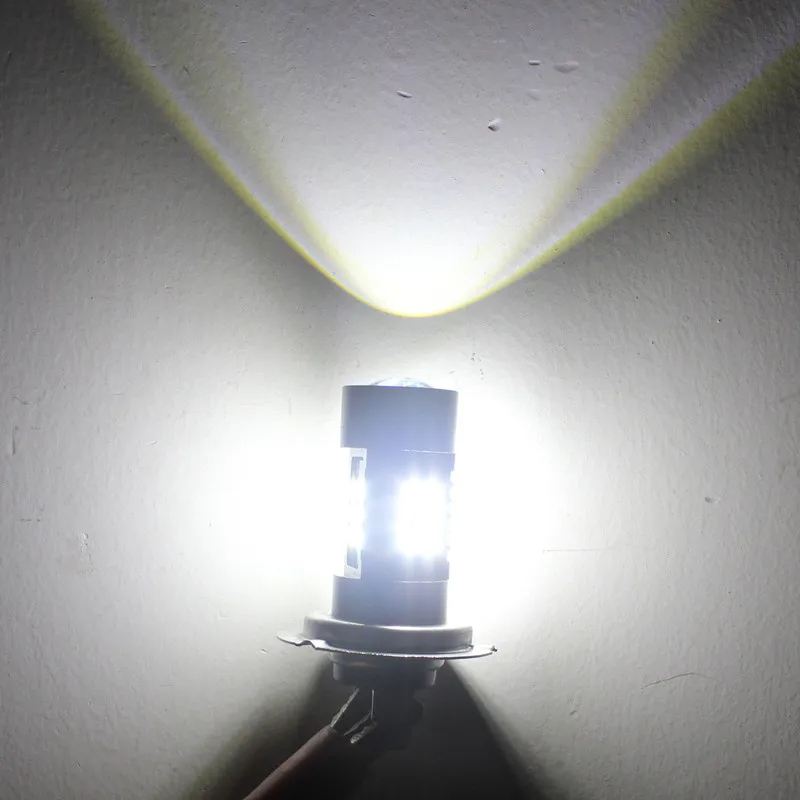 FSTUNING 2x H7 автоматические светодиоды для авто DRL Вождения LED светильник 21SMD CANBUS