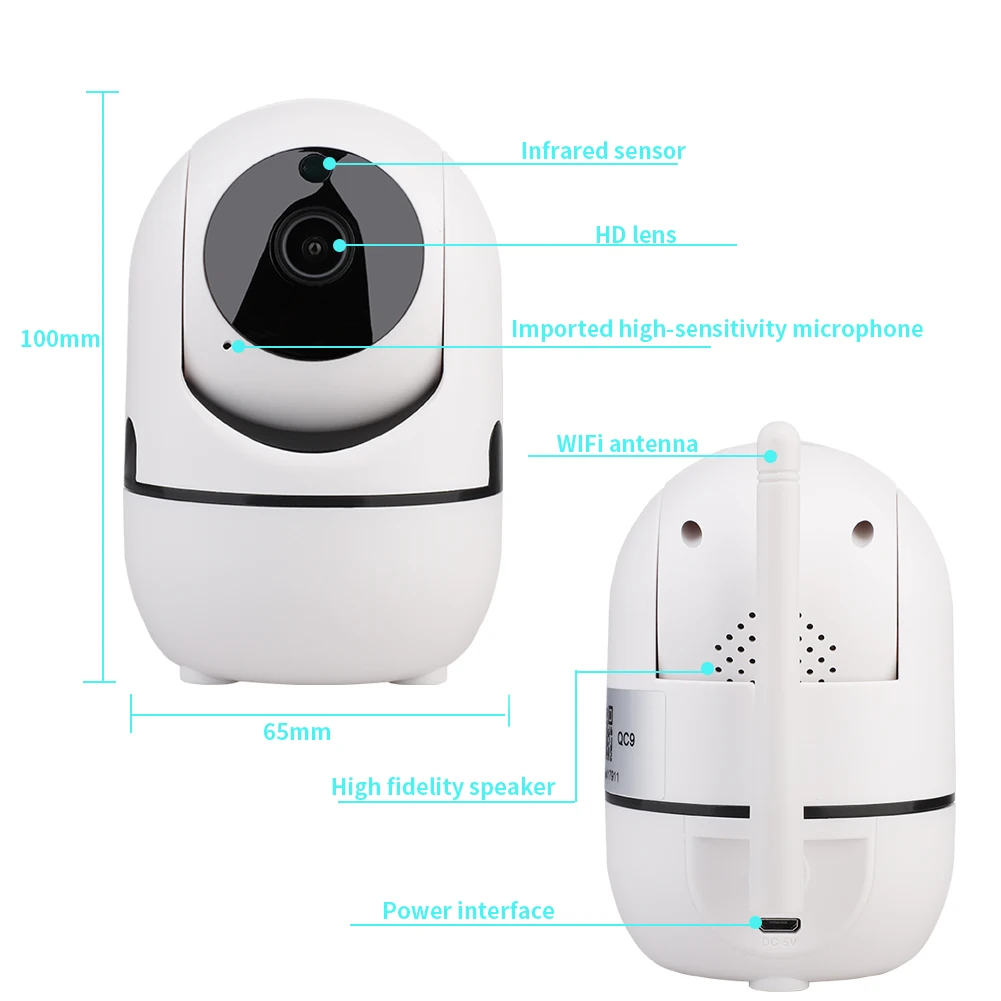 Беспроводная IP камера для домашней системы видеонаблюдения 1080P|Радионяни| |