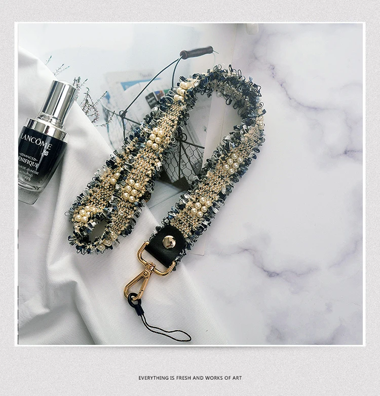 fashion sweater chain mobile phone lanyards custom lanyard keychain id holder cell phone neck neck strap phone case cellphone