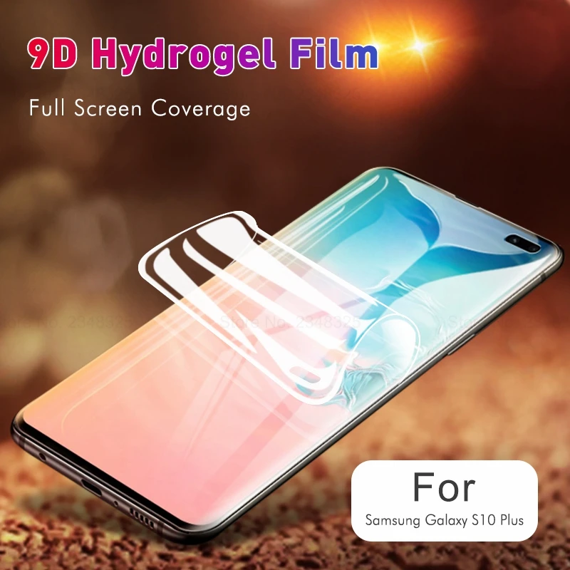 9D Soft Hydrogel Film For Samsung Galaxy S10 5G S9 S8 S20 Plus Ultra S10e Note 10 Pro S21 S22 Ultra Plus Screen Protector Cover