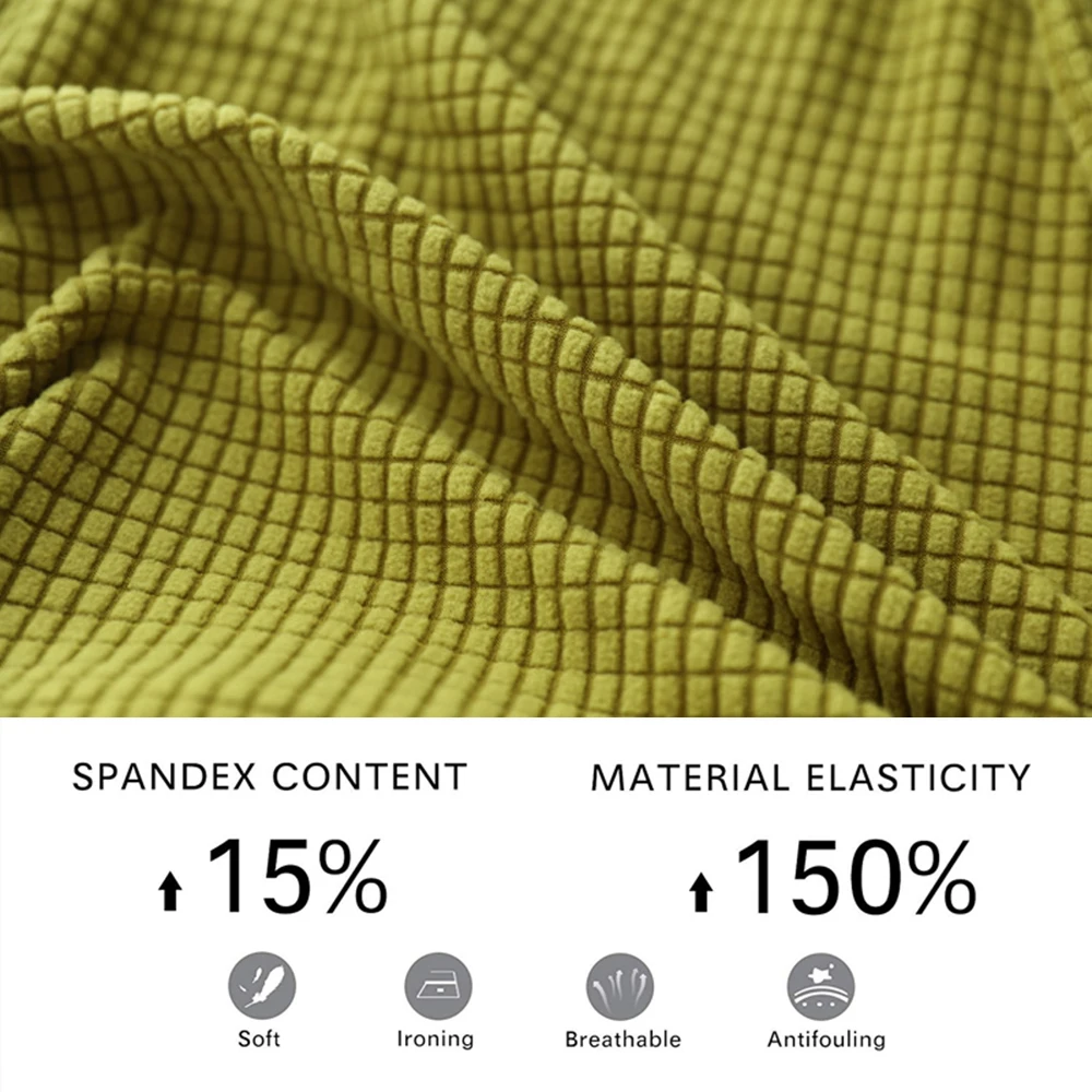 

1/2/4/6 pcs Dust-proof Stool Cover Plaid Polar Fleece Thickened One-piece Elastic Dining Chair Seat Cover Protector For Home