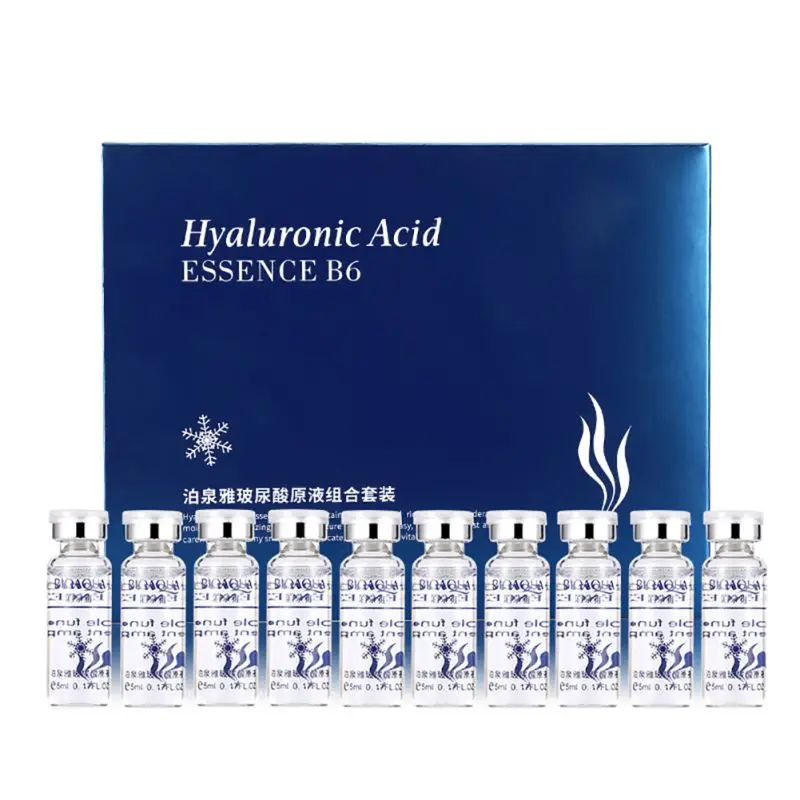 

Moisturizing Vitamins Hyaluronic Acid Serum E Facial Moisturizing Anti Wrinkle Aging Collagen Essence set 10PCS/Set