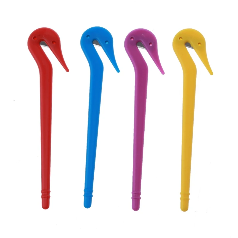 

4Pcs Elastic Hair Bands Remover Pony Picks Cutting Hair Ties Ponytail Removers