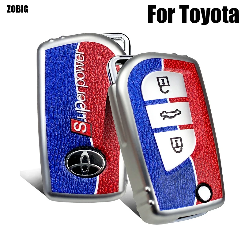 ZOBIG ТПУ чехол для Toyota брелок автомобильный дистанционного управления с ключом Levin