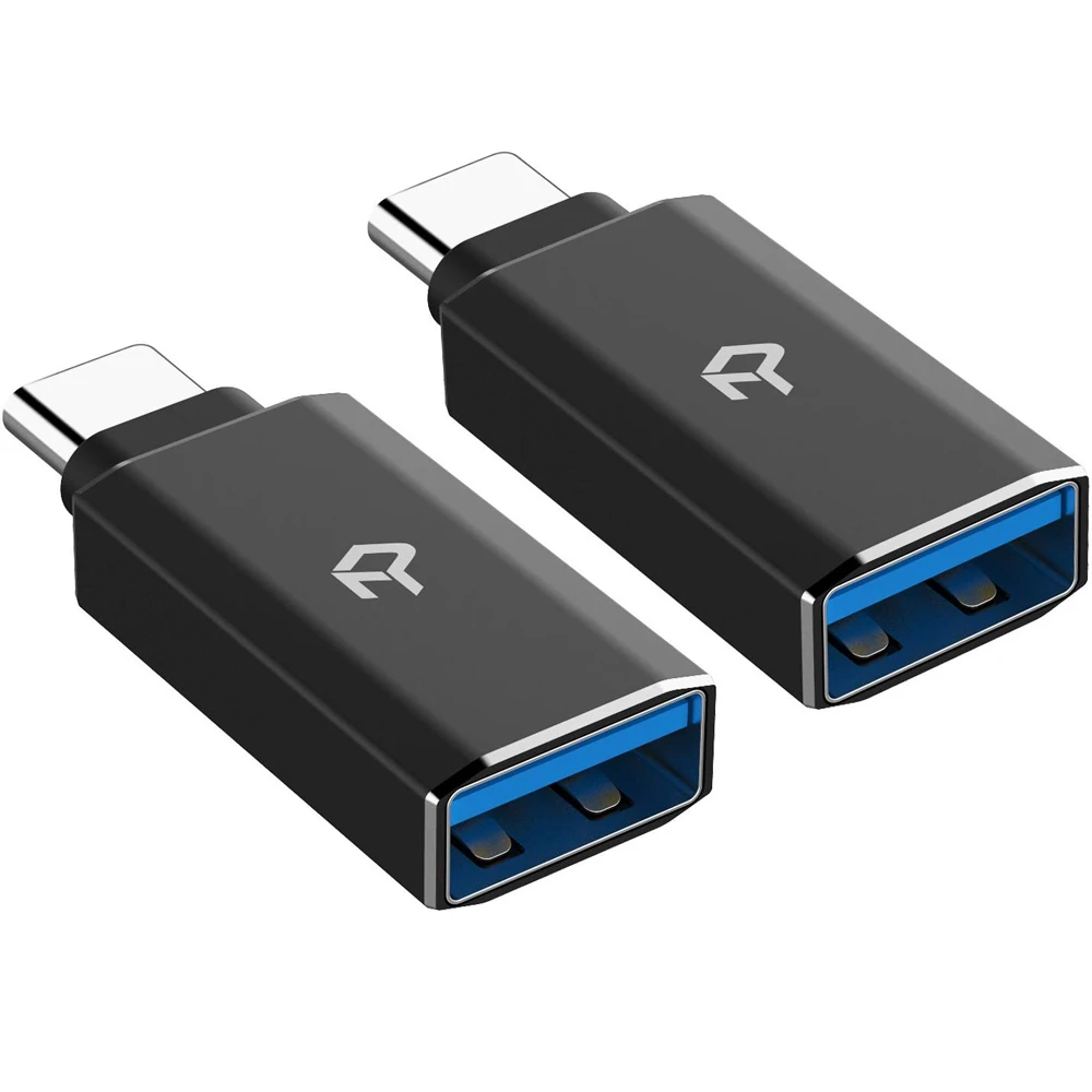 Универсальный Rankie 2-Pack USB C адаптер высокоскоростной Type к USB-A 3 0 SD/TF кардридер |