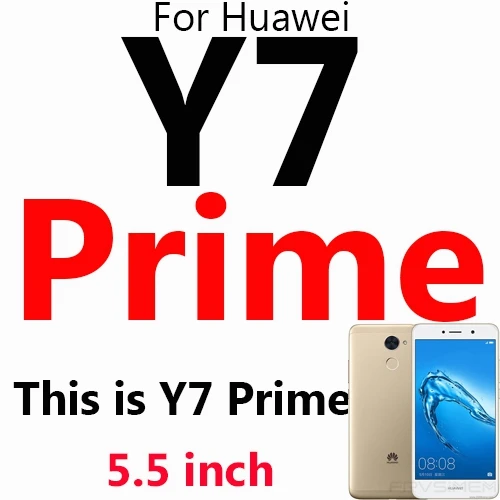 Y7 Prime Чехол-портмоне из кожи с откидной Чехол для Huawei P Smart Z рlus Honor 10 7X 7A 7C 8 9 P8 P9 lite P30 P20 P10 Y5 Y6 Prime Y7 - Цвет: Y7 Prime