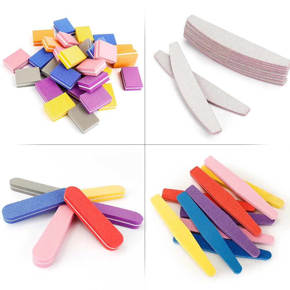 1/5 штук в упаковке профессиональная Пилочки для ногтей буфера шлифовальные круги