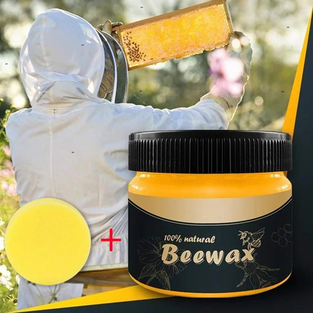 

Wood Seasoning Beewax Wood Care Wax Solid Wood Maintenance Cleaning Polished Waterproof Wear-Resistant Beewax Furniture Care